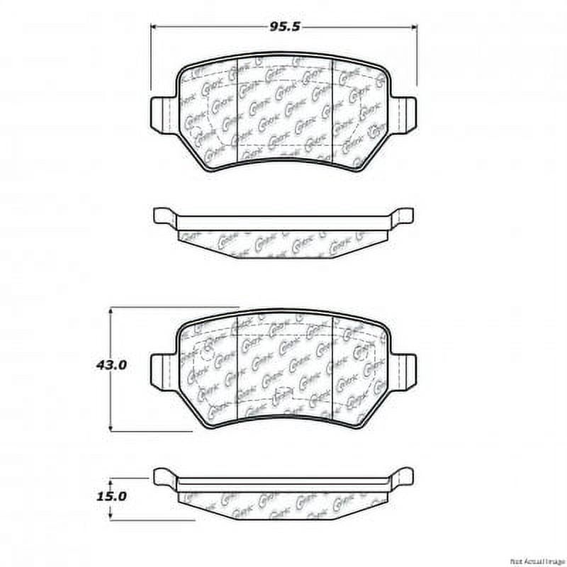 Centric Parts - Metallic Pads