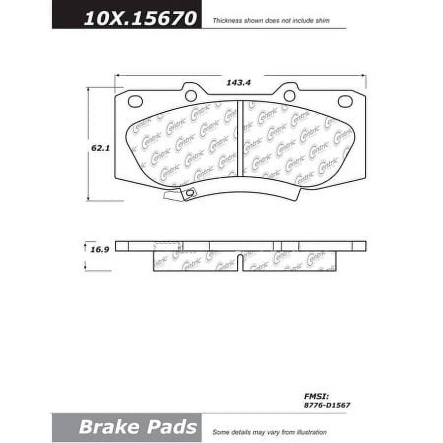 Centric Parts - Metallic Pads