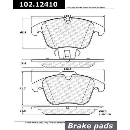 Centric Parts - Metallic Pads