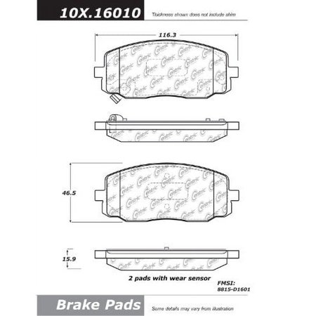 Centric Parts - Metallic Pads