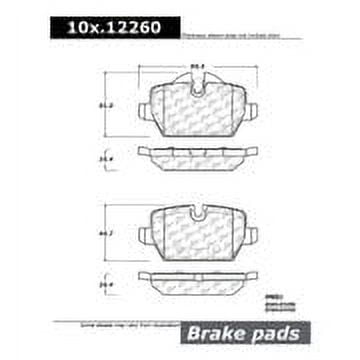 Centric Parts - Oe Brake Pads