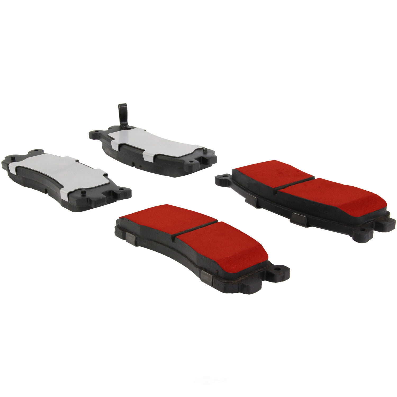 Centric Parts 500.05530 PQ PRO Disc Brake Pads with Hardware, multi-layer mechanically-attached