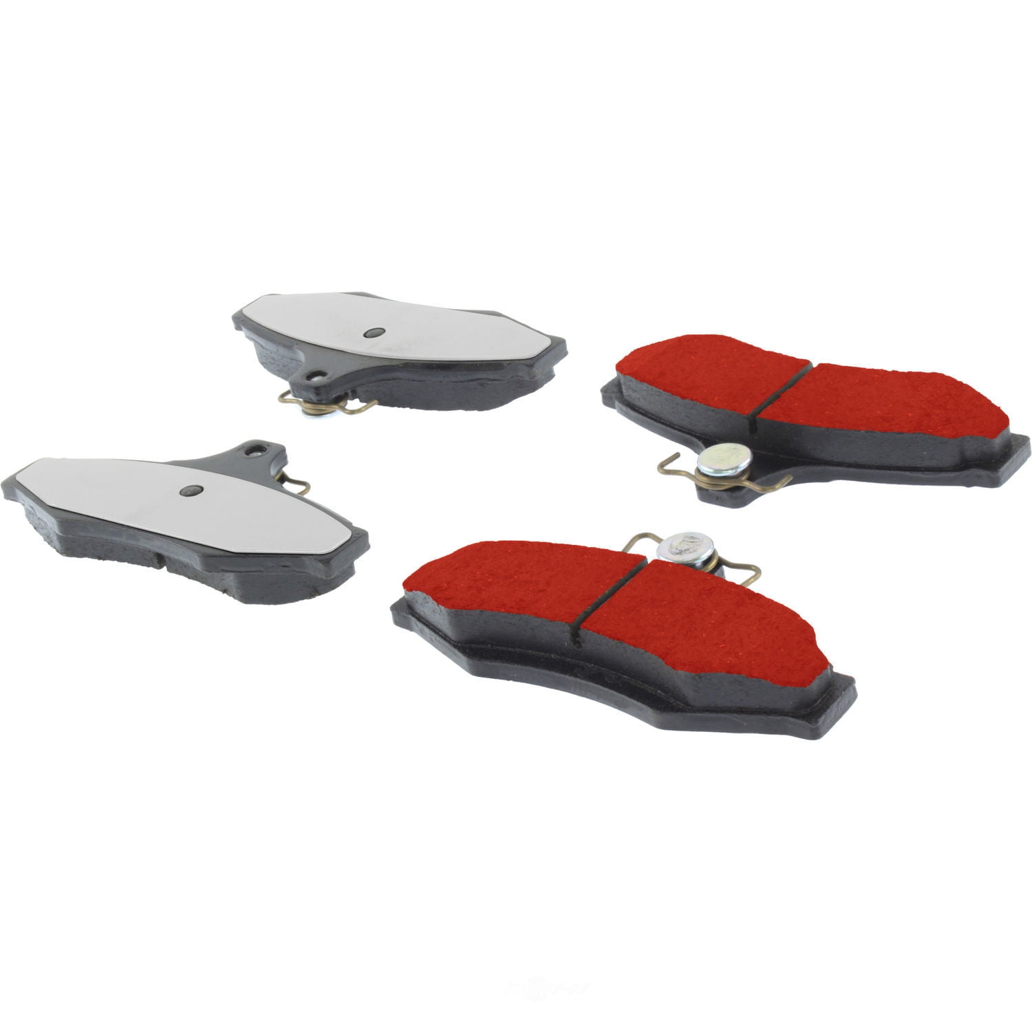 Centric Parts 500.07240 Centric PQ PRO Disc Brake Pad Sets, multi-layer mechanically-attached shims