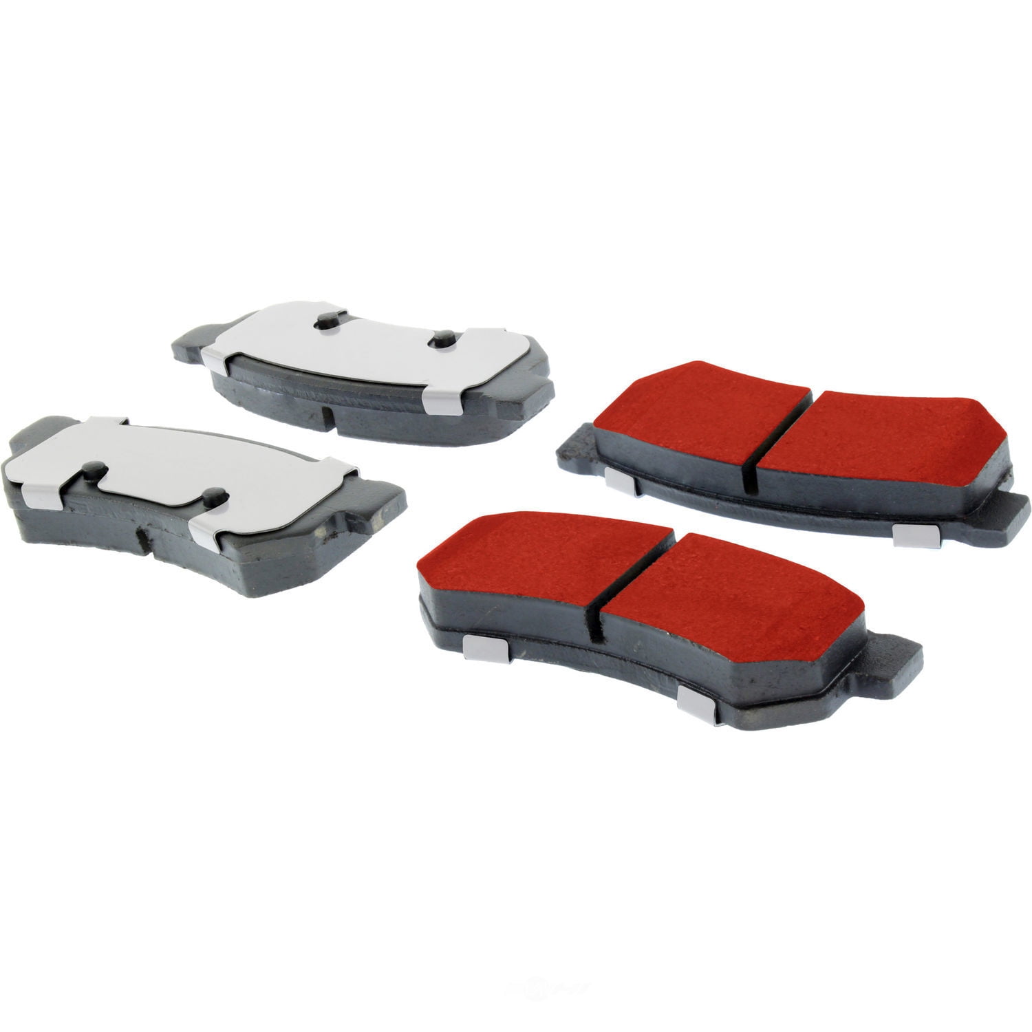 Centric Parts 500.13150 PQ PRO Disc Brake Pads with Hardware, multi-layer mechanically-attached