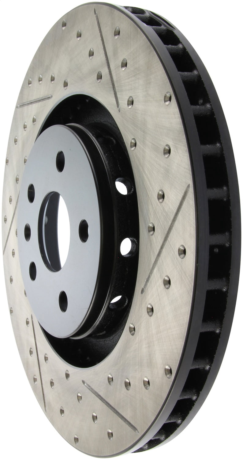 Centric Parts Slotted-Drilled Disc Brake Rotor CE127.62128L Fits select: 2015 CADILLAC CTS, 2012-2015 CHEVROLET CAMARO ZL1
