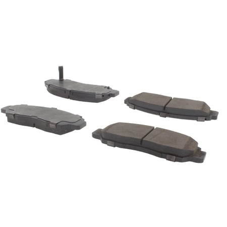 Centric Premium Ceramic Pads with Shims and Hardware