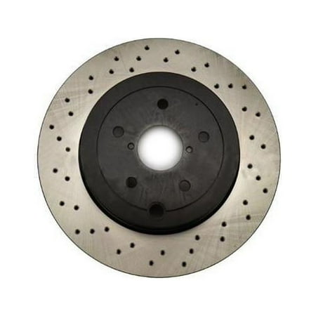 Centric Premium OE Style Drilled Brake Rotor Fits select: 2018-2021 SUBARU WRX
