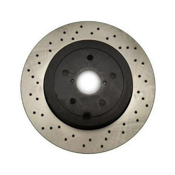 Centric Premium OE Style Drilled Brake Rotor Fits select: 2018-2021 SUBARU WRX