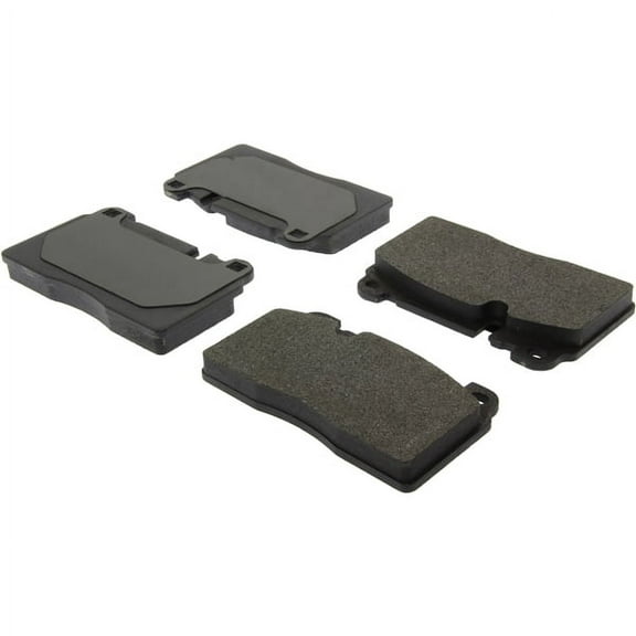 Centric Premium Semi-Metallic Brake Pads with Shims and Hardware