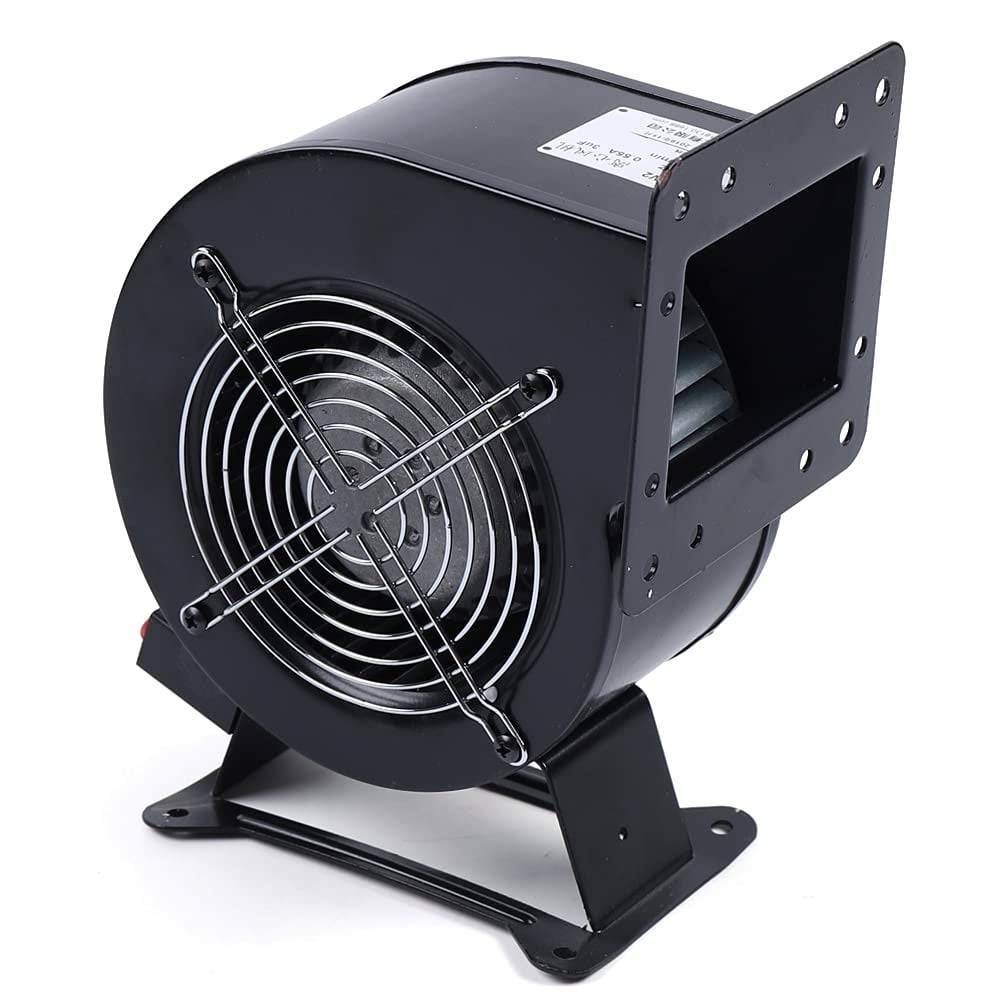 Centrifugal Blower Fan 110V 120W Round Outdoor Wood Furnace Boiler Blower Ventilation Fan Kitchen Extractor Fan 196CFM