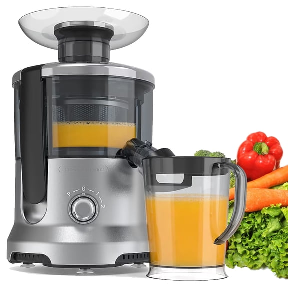 Centrifugal Juicer Machine, 500W Electric Juicer with 2" Feed Chute for Fruit & Vegetable, 3-Speed Quick Juicing Extractor