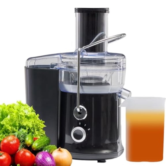 Centrifugal Juicer Machines 480W Juice Extractor with 2.6" Feed Chute for Vegetable and Fruit Electric Juicer with Dual-Speed Quick Juicing Easy to Clean BPA-Free Black