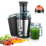 Juilist GS-328L Centrifugal Juicer Machine for Fruits and Vegetables 800W, Dual Speed Juice Extractor with 3 Wide
