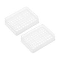 thumbnail image 1 of Centrifuge Tube Rack, 70-Well Polypropylene Holder for 0.2ml Microcentrifuge Tubes 5mm Hole Dia 2Pcs, 1 of 4