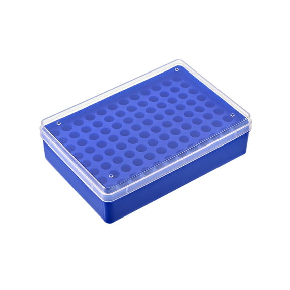 Centrifuge Tube Rack, 96-Well Polypropylene Holder for 1.5ml Microcentrifuge Tubes 11.5mm Hole Dia