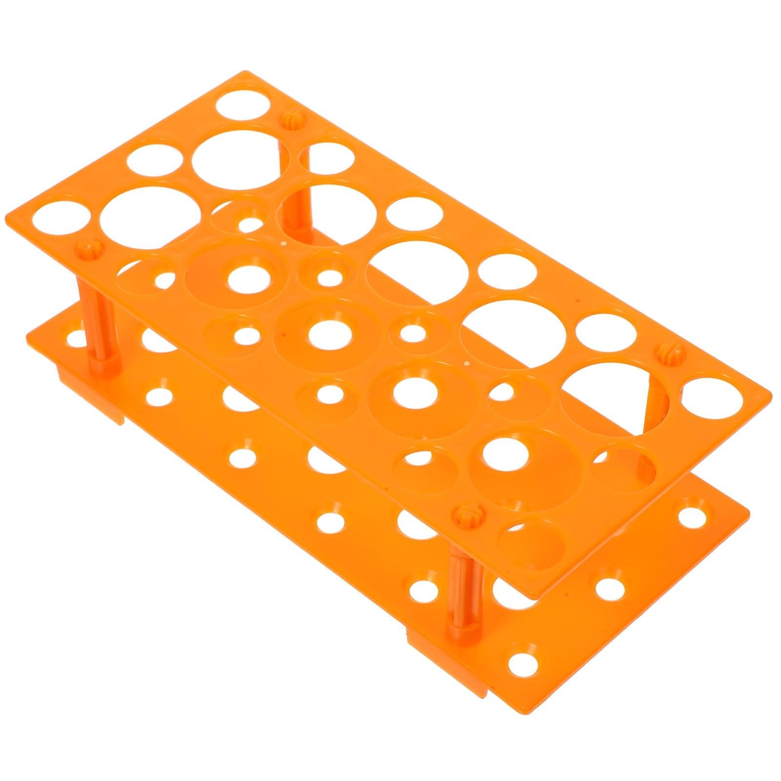 BRIGHTFUFU Chemical Test Tube Rack Sampling Tube Holder PP Orange For ...