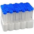 thumbnail image 1 of Centrifuge Tubes Conical-Bottom Flat, PP, 15 mL, Non-Sterile, Cap Color: Blue (QTY. 500) by Sponix BioRx, 1 of 12