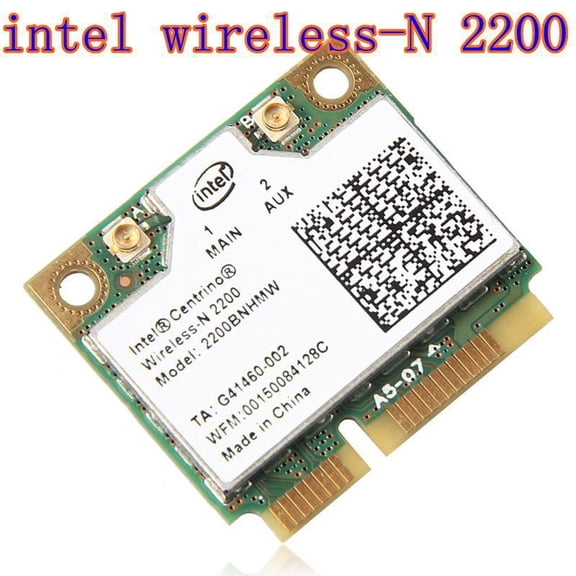 Centrino Wireless-N 2200 2200BNHMW 802.11b/g/n, 300 Mbps 2x2, Single-band Wi-Fi Card mini pcie pci-e wifi 150M