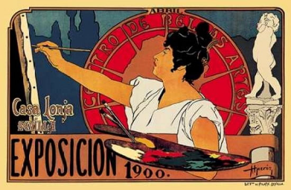 Centro de las Bellas Artes Exposicion 1900 1900 Canvas Art - Unknown (24 x 36)