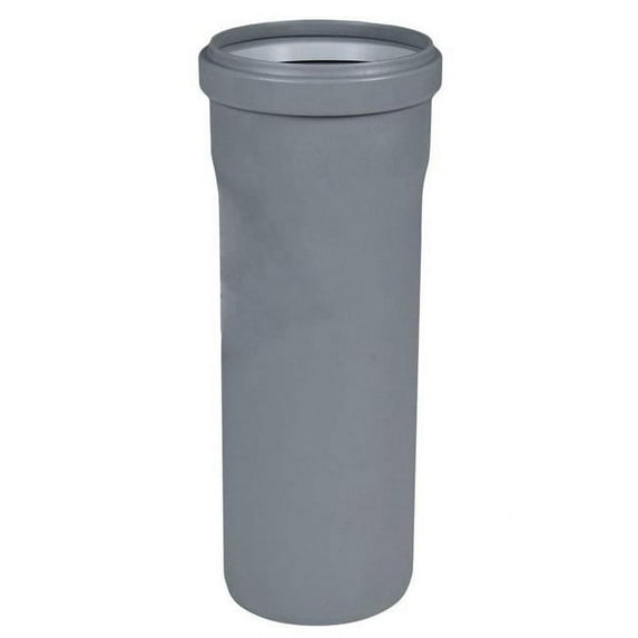 Centrotherm 3 x 24 in. InnoFlue Residential Single Wall Rigid Vent, Gray