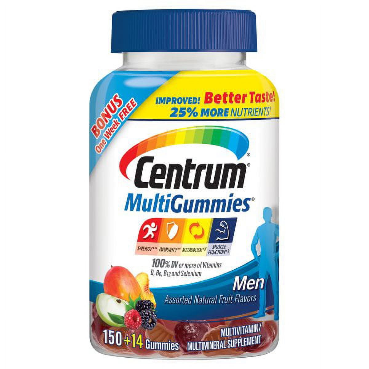 Centrum Men's Multivitamin Gummies, 164 Count