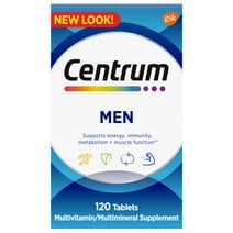 Centrum Mens Multivitamin Supplement Tablets, 120 Count
