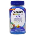 thumbnail image 1 of Centrum MultiGummies Gummy Multivitamin for Men, Multivitamin/Multimineral Supplement with Selenium, Antioxidants and Vitamin D3, Assorted Fruit Flavor - 100 Count, 1 of 2