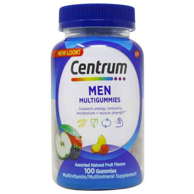 Centrum Gummy Multivitamin for Men, Multivitamin/Multimineral