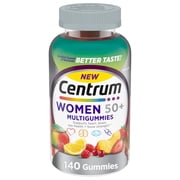 Centrum Multigummies Womens 50 Plus Gummy Multivitamin With Vitamin B, D & E, Assorted Fruit, 140 Count