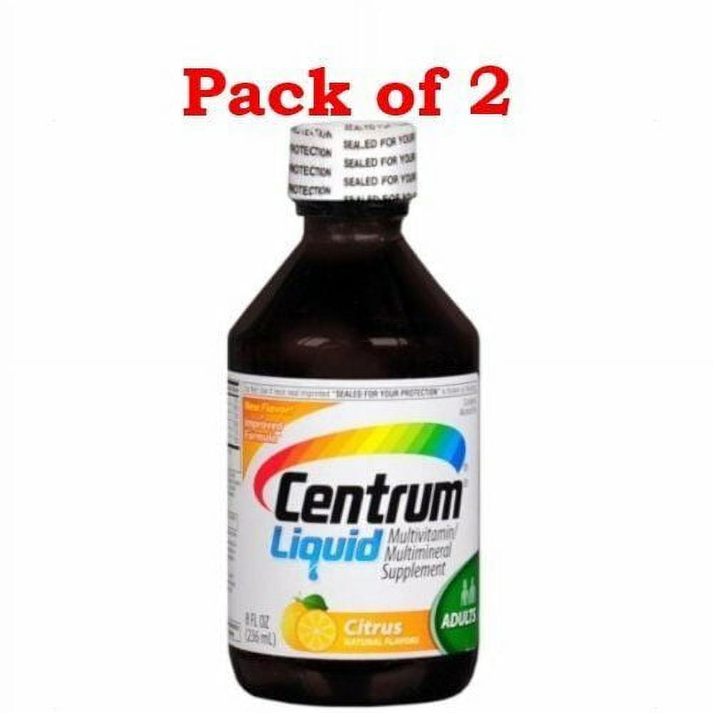 Centrum Multivitamin/Multimineral, Liquid 8 oz, Vitamin Minerals ...