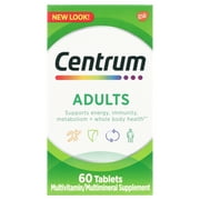 Centrum Multivitamins Adults 60 Tabs