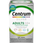 Centrum Silver Adult 50+ Multivitamin Tablets, 125 ct