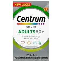 Centrum Silver Adults 50 Plus Vitamins, Multivitaminsupplement, 125 Count
