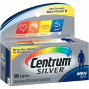 Centrum Silver Mens 50+ Tablets 100 Tablets Pack of 2