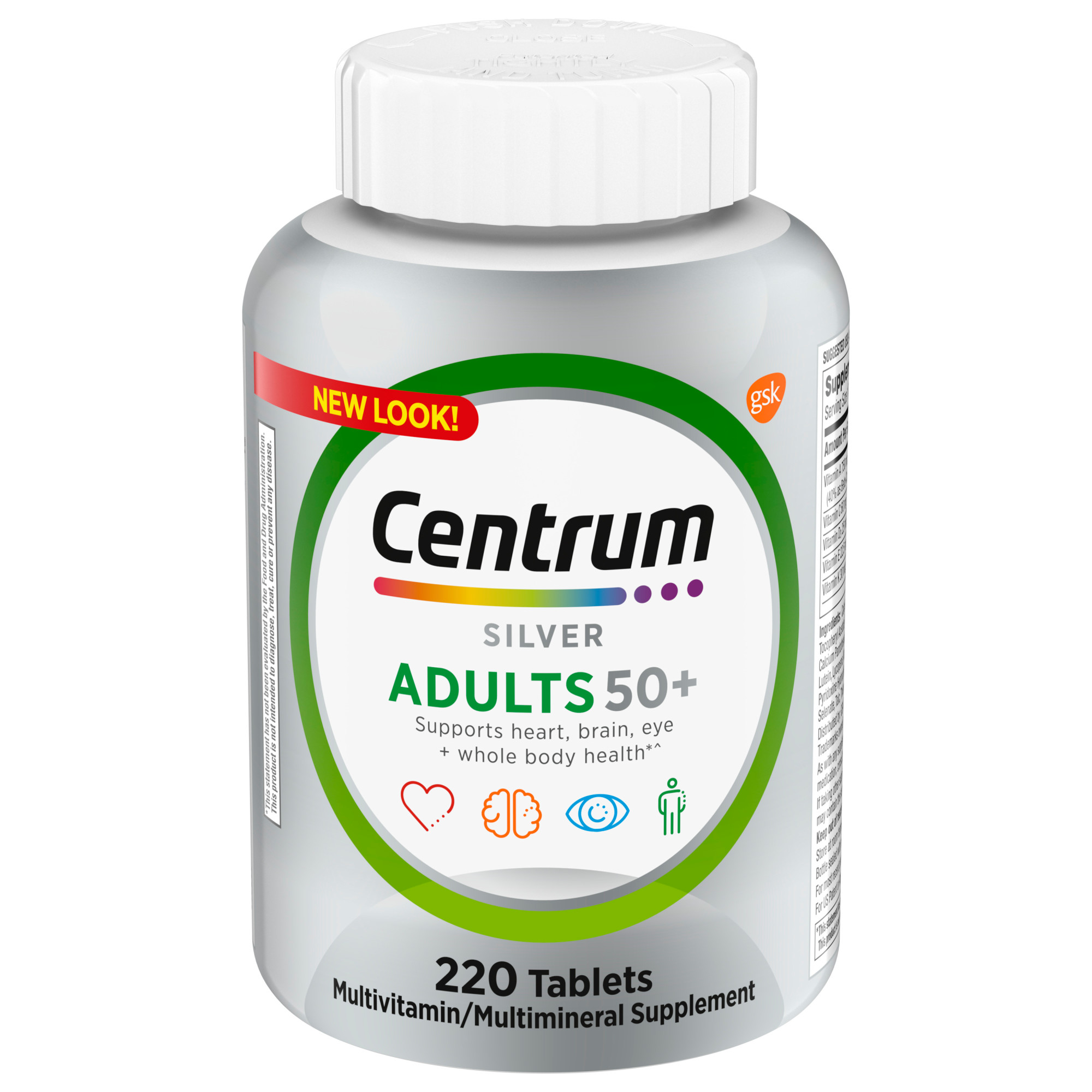 Centrum Silver Multivitamins for Men Over 50, Multimineral Supplement