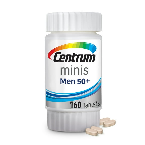 Centrum Silver Multivitamin for Men 50 Plus and Mineral Supplement Tablets, 160 Ct