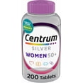 thumbnail image 1 of Centrum Silver Multivitamins for Women Over 50, Multimineral Supplement, 200 Ct, 1 of 9