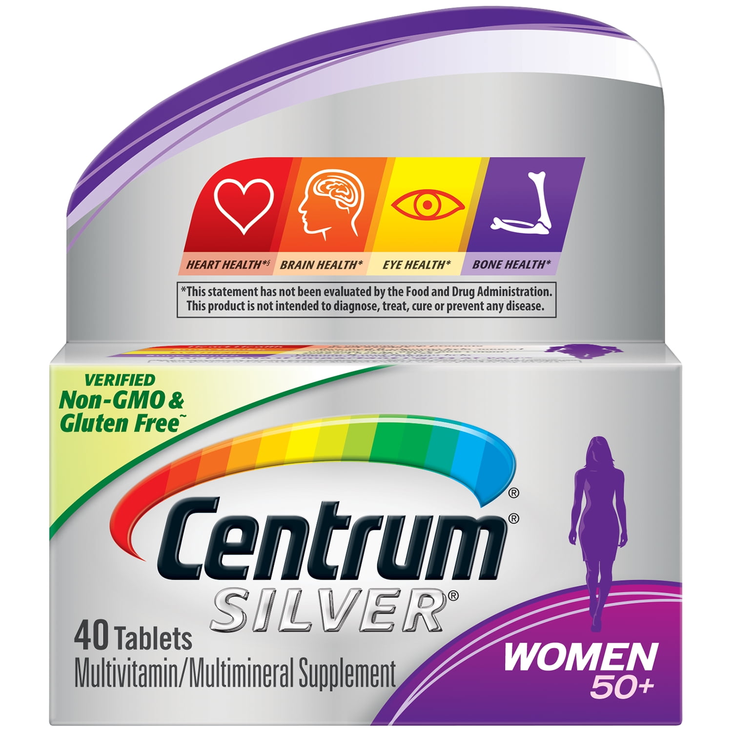 Centrum Silver Multivitamins for Women Over 50, Multivitamin