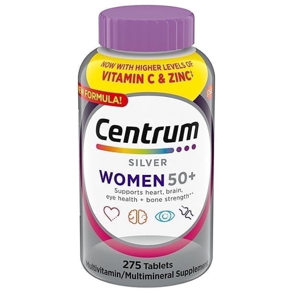 Centrum Silver Women 50+ Multivitamin, 275 Tablets