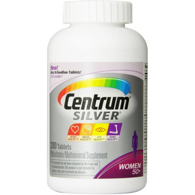 Centrum Silver Women 50+ Multivitamin / Multimineral Supplement Tablets