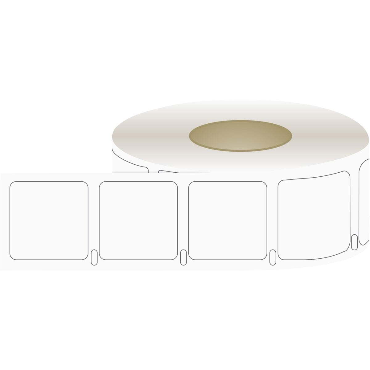 Centurion 1 In. x 1 In. White Dymo Blank Label 30332 - Walmart.com