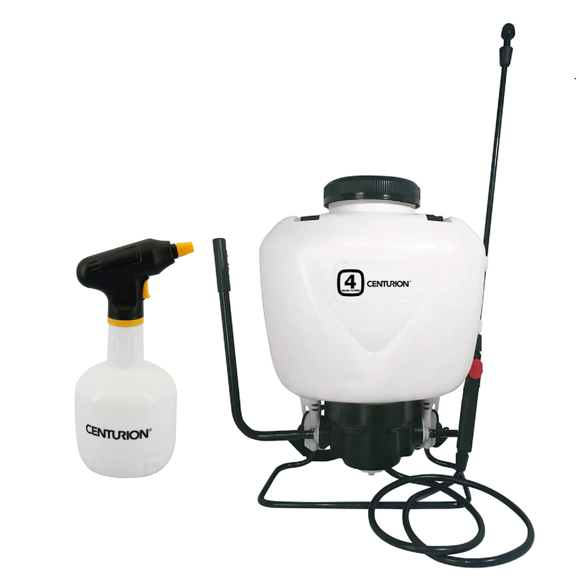 Centurion 1 Qt Battery Powered Spray Bottle & 4 Gal Heavy Duty Sprayer