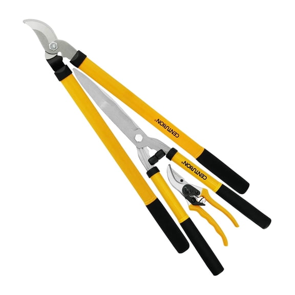 Centurion 1222 Lopper, Hedge Shear and Pruner 3-Piece Cutting Set
