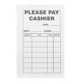 thumbnail image 1 of Centurion 9215039 2.75 4.25 in. Please Pay Cashier Pad, 1 of 2