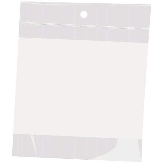 Centurion 3 In. x 3 In. 2 Mil Non-Branded Reclosable Bag with Hole (100-Pack)