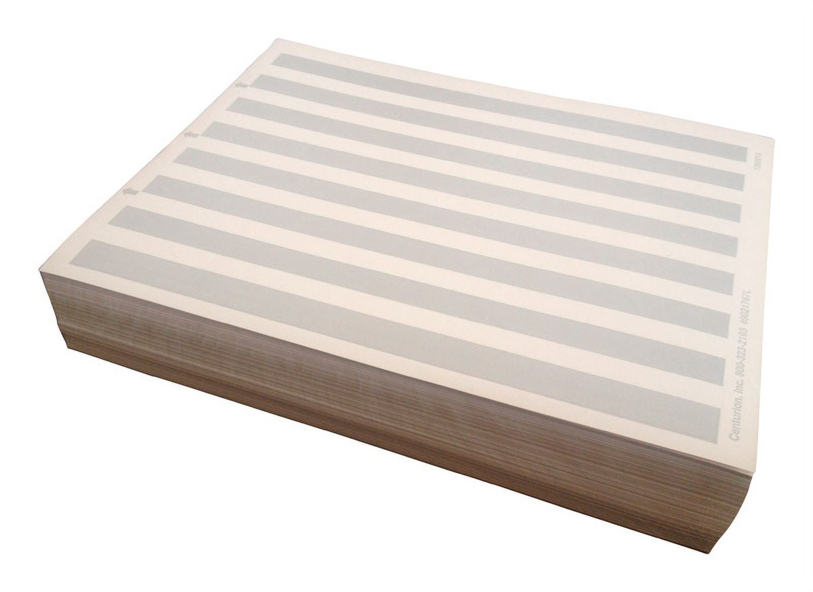 Centurion Adhesive Backed Bin Tag Labels, Gray