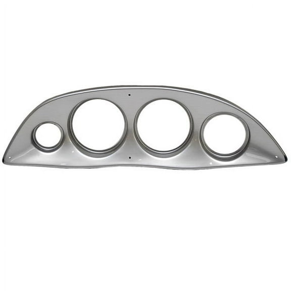 Centurion Boat Blank Gauge Panel K-429 | Enzo 22 1/2 x 7 Inch Silver