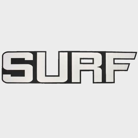 Centurion Boat Decal CSURFA | Surf 48 3/4 Inch White Black (STBD)