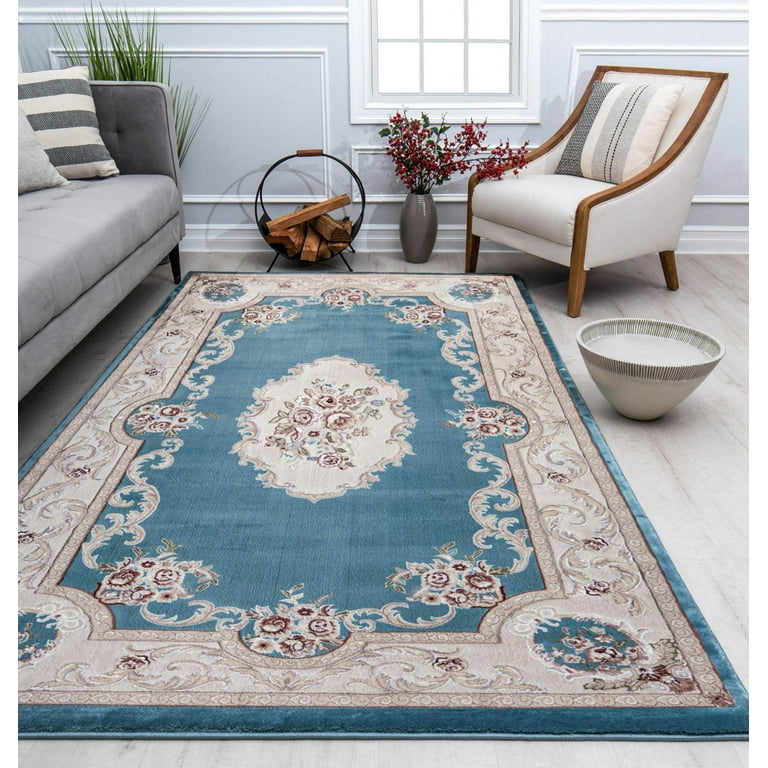Vintage store blue rug