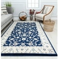 thumbnail image 1 of Centurion CY50A Floral Navy Transitional Vintage Navy Area Rug, 8'0"x10'0", 1 of 4